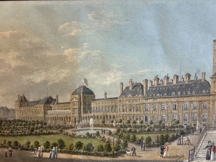 19th-Century French School
The Tuileries Palace 
W