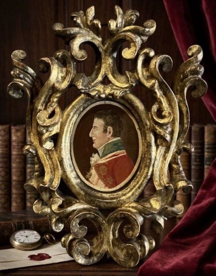 Portrait of an Officer 
19th century
27 x 20 cm

F
