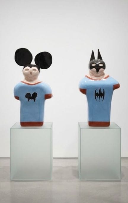 Fabien VERSCHAERE (Né en 1975)
Mickey et Batman
Pa