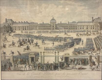 "View of the Grande Parade by the First Consul"
Co