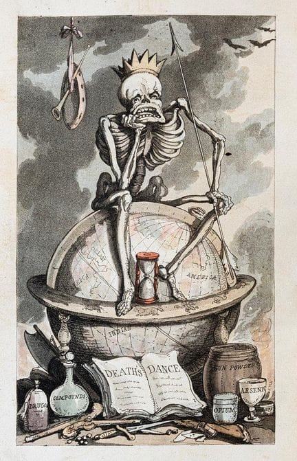 (Combe, W.). La Danse macabre anglaise, d'après le