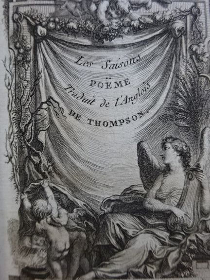 Thompson, J. Les Saisons. Poème traduit de l'angla