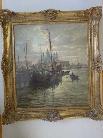 Becker, Oskar (Düsseldorf 1898 - 1938). Boote im H