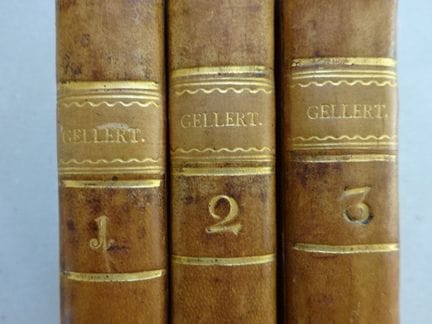 Gellert, C.F. Œuvres complètes. Parties 1 à 7 (sur