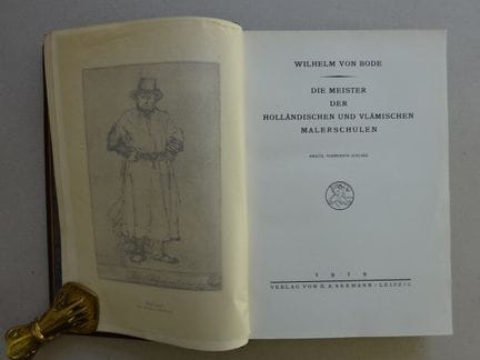 Bode, W. v. Les Maîtres des écoles de peinture hol