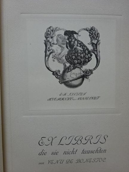 (Bayros, Fr.v.). Ex-libris qu'ils n'ont pas échang