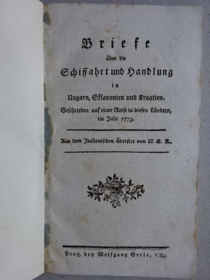 (Kleemann, NE). Lettres sur la navigation et le co