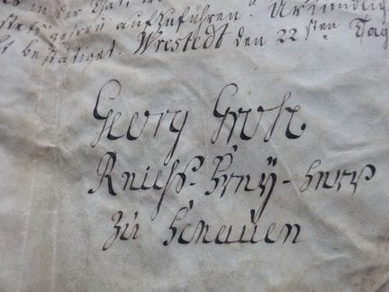 Documents.- Grote, Georg (Baron impérial de Schaue