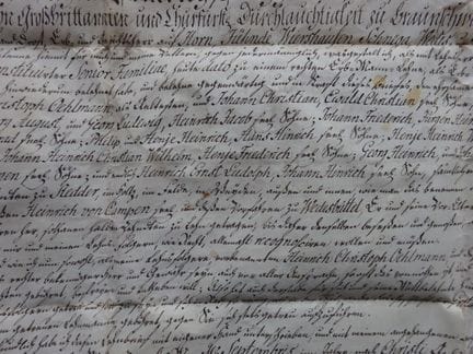 Documents.- Grote, Wilhelm Heinrich (Landdrost ; 1
