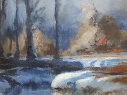 Droege, Oscar (Hamburg 1898 - 1983). Flusslandscha