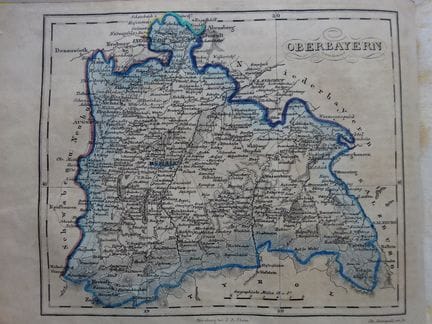 Hohn, K.F. Atlas von Bayern. Georgraphisch-statist