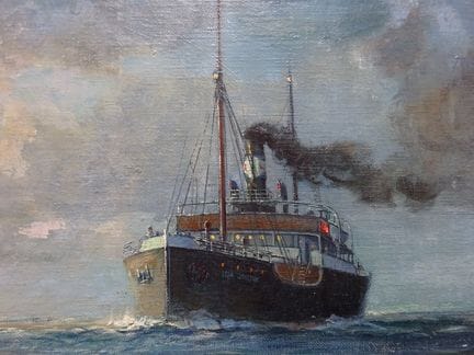Spitzmann, Hans-Wilhelm (1920 - 1989). Dampfer Ida