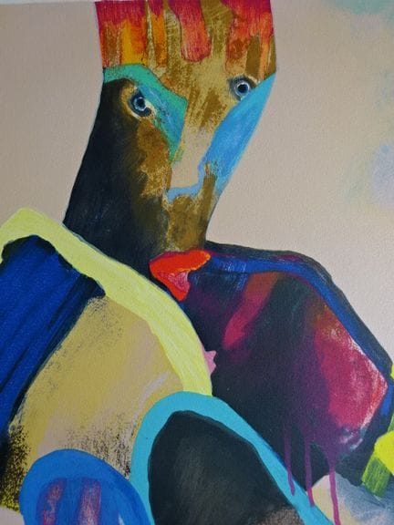 Sylvester, Leif (Kopenhagen 1940). Abstrakte Figur