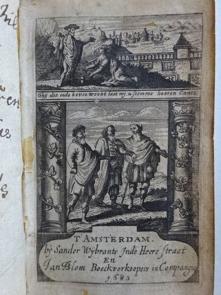 (Schabaelje, J.P.). Lust-hof des gemoedts. Inhoude