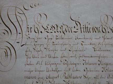 Documents.- George III Guillaume Frédéric (Roi de 