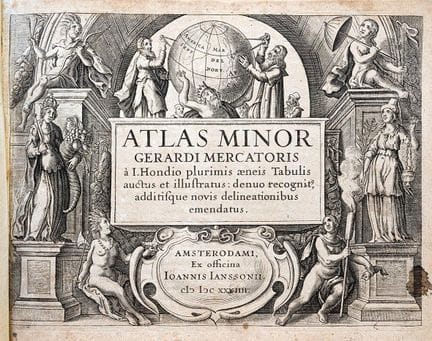Mercator, G. Atlas minor Gerardi Mercatoris à I. H