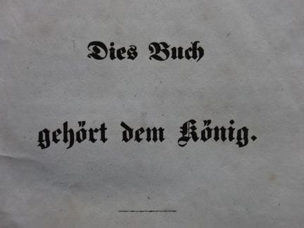 (Arnim, Bv). Ce livre appartient au Roi. 2 vol. Be