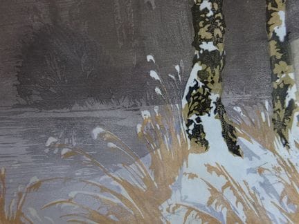 Droege, Oscar (Hamburg 1898 - 1983). Zwei Birken. 
