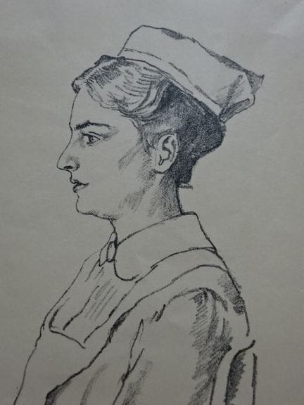 Orlik, Emil (Prag 1870 - 1932 Berlin). Porträt ein