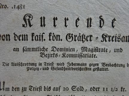 Recht.- Sammlung von ca. 40 amtlichen Rundschreibe