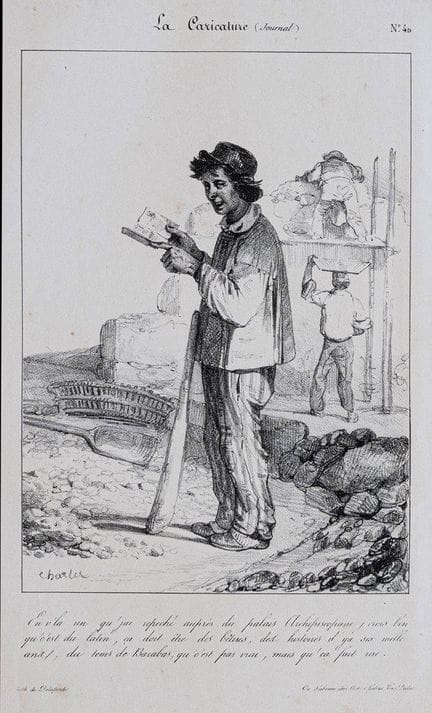 Philipon, C. La Caricature morale, religieuse, lit