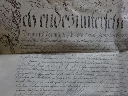 Documents. – Campe, Ernst Georg Ludowig von (d’Ise