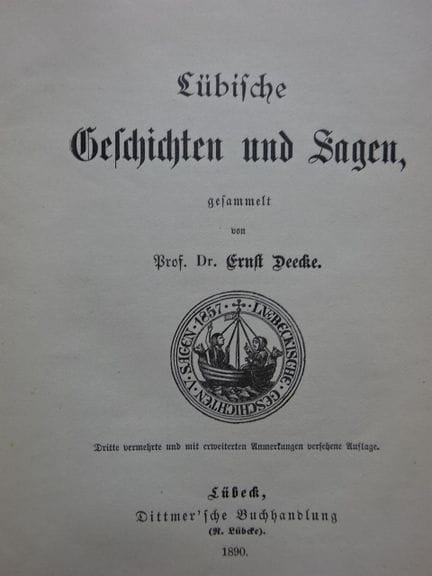 Deecke, E. Histoires et légendes de Lübeck. 3e éd.