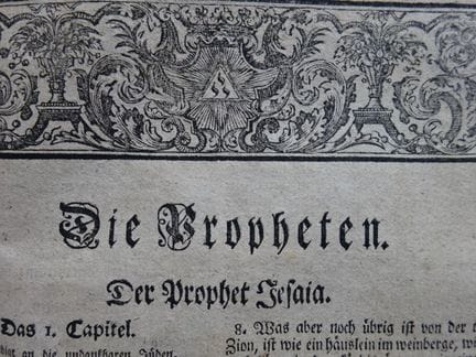 Theologie.- Biblia, Das ist: Die gantze Heilige Sc