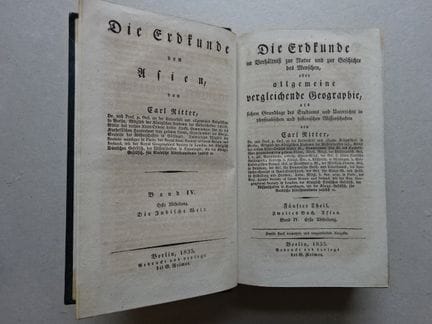 Ritter, C. La Géographie de l'Asie. 2e éd. 9 vol. 