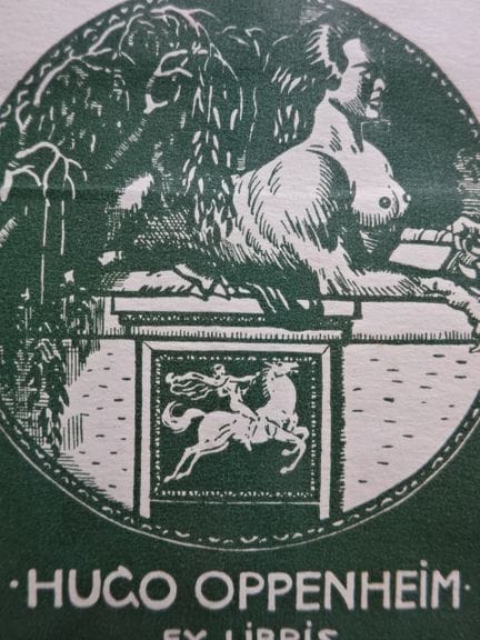 Exlibris.- Sammlung von 12 Exlibris jüdischer Pers