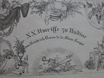 Fouque, F. de la Motte. 20. Esquisses d'Ondine. (L
