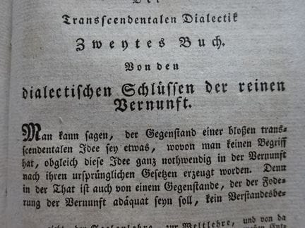 Kant, I. Critique de la raison pure. 7e éd. Leipzi