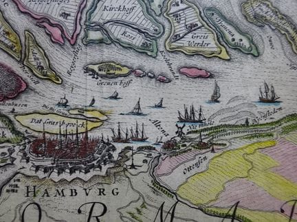 Elbe.- Celeberrimi fluvii Albis nova delineatio / 