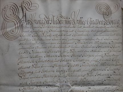 Documents.- George II August (Roi de Grande-Bretag
