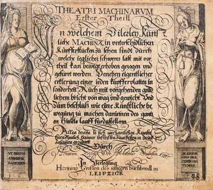 Zeising, H. Theatrum machinarum… où l’on peut voir