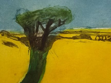 Fußmann, Klaus (Velbert 1938). Angeln. Drei Radier