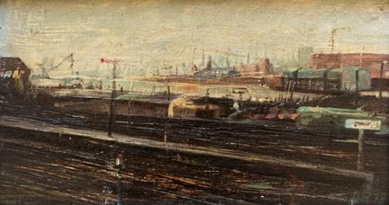 Petermann, Ulf (Brunsbüttel 1950). Blick auf Ostuf