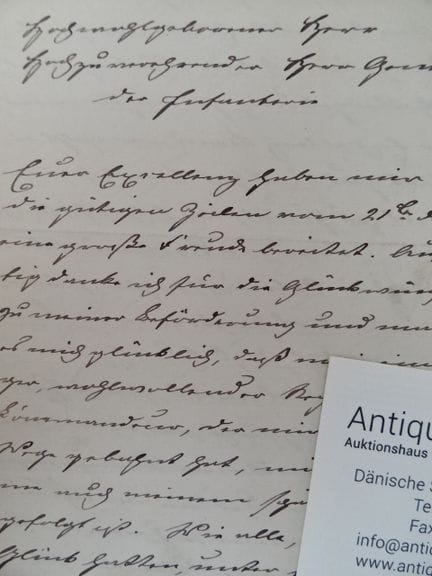 Uechtwitzt. — Conjunto de 15 cartas, en su mayoría