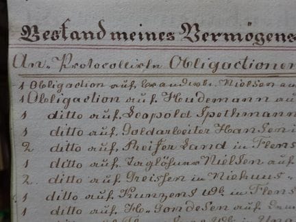 Livre de comptes des frères August Ahrend Bruhn et