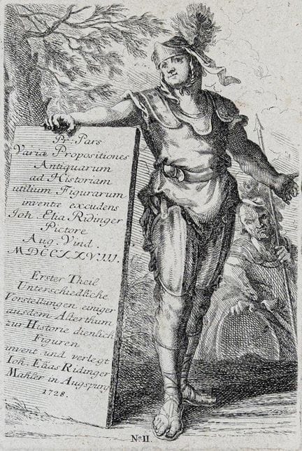 Ridinger, Johann Elias (Ulm 1698 - 1767 Augsburg).