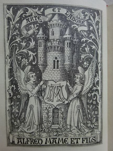 Theologie.- Heures Romaines. Tours, Mame, (1890). 