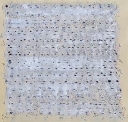 未标注标题：“D 30”，1970年，综合材料，纸板胶版画，31.5 x 32 厘米，右下角签名，标