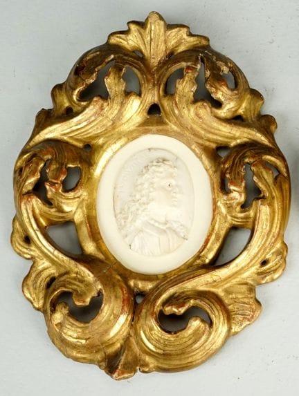 Intaglio a ritratto di Luigi XIV, Dieppe, XVIII/XI