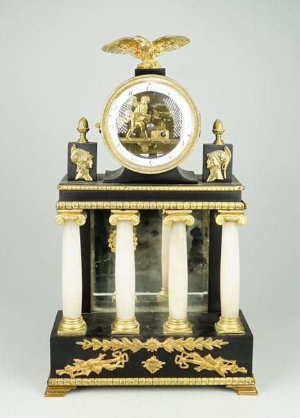 Orologio da tavolo austriaco con carica automatica