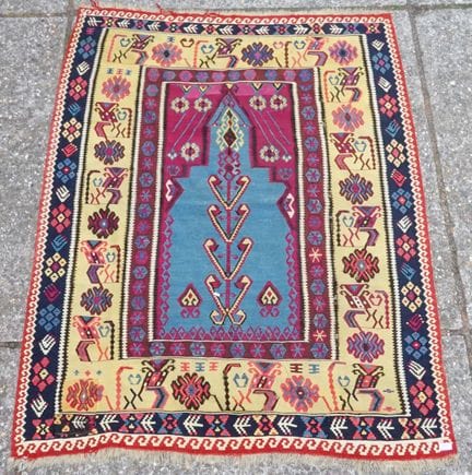 Erzurum - Anatolia orientale. Lana su lana, kilim 