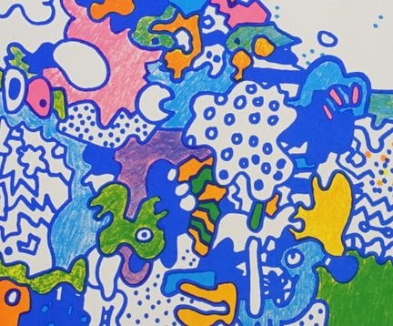 阿尔特，奥特马尔（1940年出生于韦尔尼格罗德）： 《鸟》，1970年，轻质纸板上的彩色版画，50 