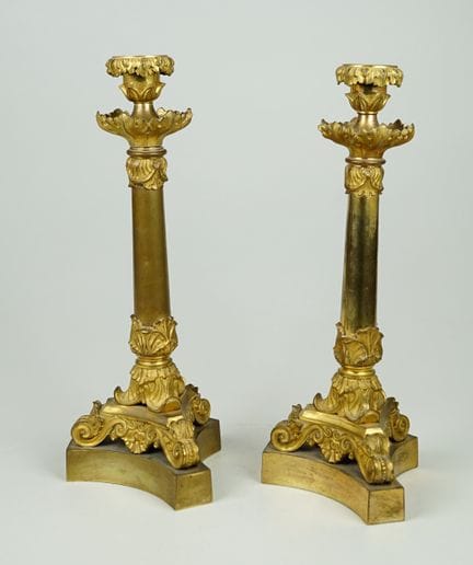 Coppia di grandi candelieri, Charles Dix, Francia,