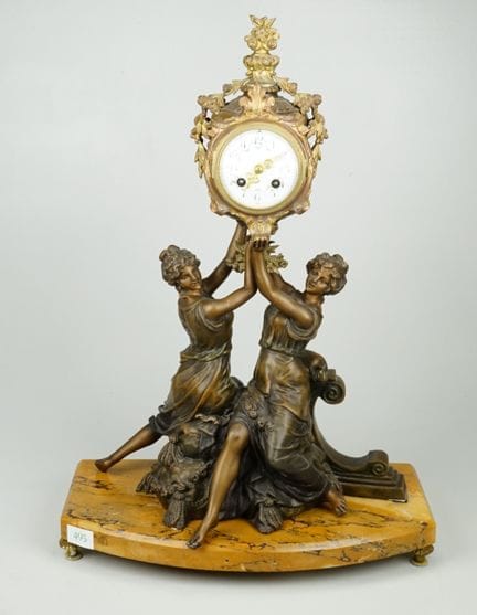 Grande orologio da camino in stile vittoriano - Fr