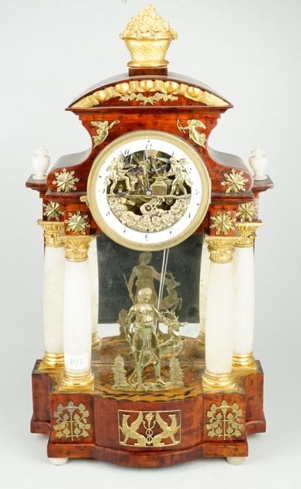 Herz und Sohn, Vienna, (iscr.): Orologio da portal