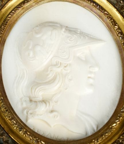 Intaglio in avorio in stile neoclassico raffiguran